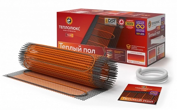 Мат нагревательный «Теплолюкс» ProfiMat1440 Вт/8,0 кв.м.